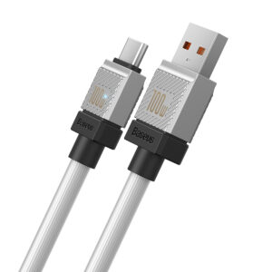 Baseus laidas CoolPlay USB - USB-C 1m 100W baltas - Image 2