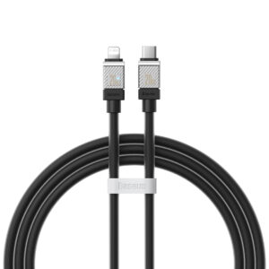 Baseus laidas CoolPlay USB-C - Lightning 1m 20W juodas