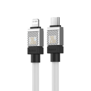 Baseus laidas CoolPlay USB-C - Lightning 2m 20W baltas - Image 3