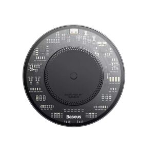 Baseus belaidis įkroviklis Simple 2 15W juodas