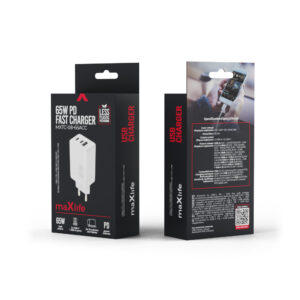 Maxlife MXTC-08-65ACC PD QC įkroviklis 2x USB-C 1x USB 65W baltas - Image 11