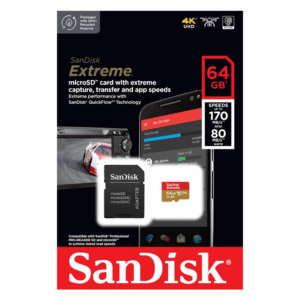 SanDisk atminties kortelė microSD UHS-I 64GB SDSQXAH-064G-GN6MA - Image 2