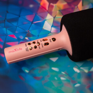 Maxlife „Bluetooth“ mikrofonas su garsiakalbiu MXBM-600, rožinis - Image 8