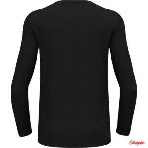Odlo BL TOP apvalaus kaklo ilgomis rankovėmis MERINO 200 vyriškas marškinėlis, dydis L, juodas - Image 2