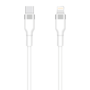 Setty USB-C – Lightning laidas 1m 3A KSC-L-130 baltas