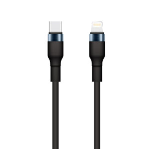 Setty USB-C – Lightning laidas 1m 3A KSC-L-131 juodas