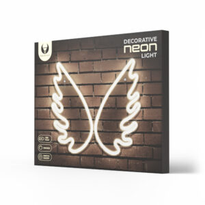Neoninis PLEXI LED sparnų šviestuvas baltas FPNE09X Forever Light - Image 10