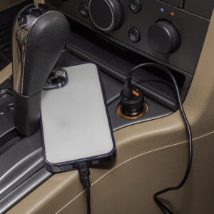 Automobilinis įkroviklis Forever CC-06 PD QC 1x USB-C 1x USB 20W juodas + USB-C - USB-C laidas 60W - Image 8