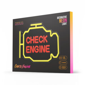 Neoninis PLEXI LED CHECK ENGINE geltonas raudonas NNE21 Neolia - Image 10