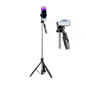 XO asmenukių lazda Bluetooth trikojis SS15 juodas 180cm - Image 2