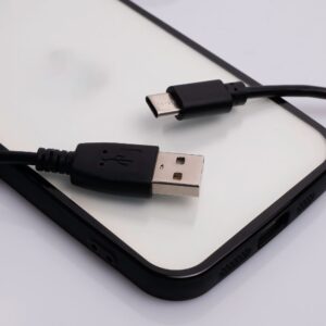 Maxlife USB - USB-C laidas 1,0 m 2A juodas - Image 2