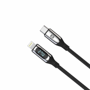Forever LCD laidas USB-C – Lightning 1,0 m 27W juodas - Image 2