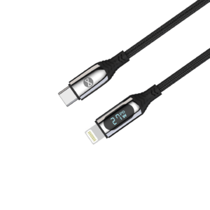 Forever LCD laidas USB-C – Lightning 1,0 m 27W juodas - Image 3