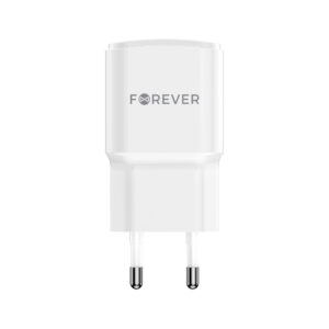 Forever TC-01-20AC PD QC įkroviklis 1x USB-C 1x USB 20W baltas - Image 4