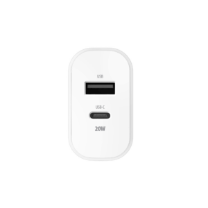 Forever TC-01-20AC PD QC įkroviklis 1x USB-C 1x USB 20W baltas - Image 5