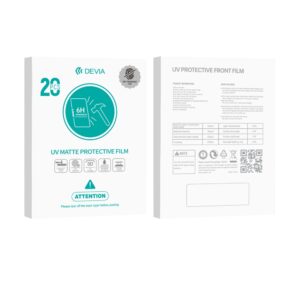 Devia išmaniųjų telefonų apsauginės plėvelės rinkinys UV 0,19mm matinis 20vnt. 6H, skirtas išmaniųjų telefonų LCD pjaustymo staklėms - Image 3
