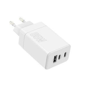 Maxlife MXTC-08-65ACC PD QC įkroviklis 2x USB-C 1x USB 65W baltas - Image 3