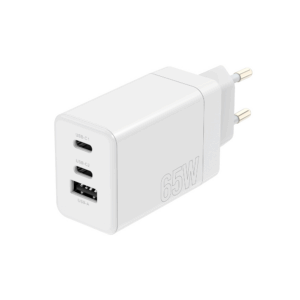 Maxlife MXTC-08-65ACC PD QC įkroviklis 2x USB-C 1x USB 65W baltas - Image 4