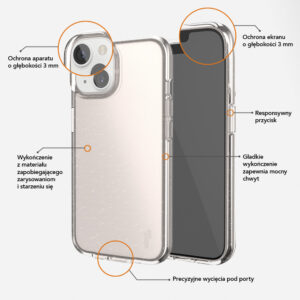 Ugly Rubber Vogue dėklas, skirtas Apple iPhone 15 Plus 6,7" rožinio aukso spalvos - Image 6