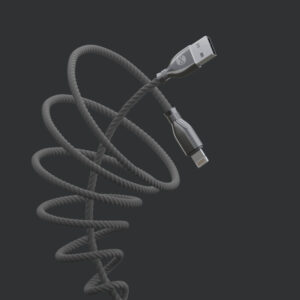 Forever Tornado USB – Lightning laidas 1,0 m 3A juodas - Image 4