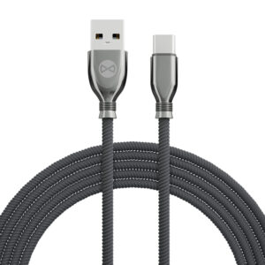 Forever Tornado USB - USB-C laidas 1,0 m 3A juodas - Image 2
