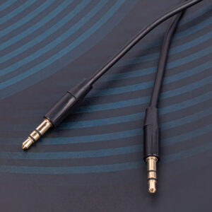 Maxlife garso kabelis jack 3.5 mm - jack 3.5 mm 1m juodas - Image 4