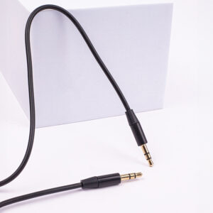 Maxlife garso kabelis jack 3.5 mm - jack 3.5 mm 1m juodas - Image 6