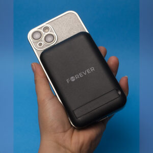Forever belaidė išorinė baterija MATB-100 PD QC 22.5W 10000 mAh magnetinė, juoda - Image 6