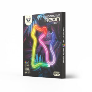 Neoninis LED RGB šviestuvas CAT FLRN03 + RC Forever Light - Image 10
