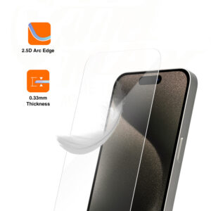 Vmax grūdintas stiklas 2,5D Normal Clear Glass, skirtas Xiaomi Redmi Note 13 Pro 5G - Image 4