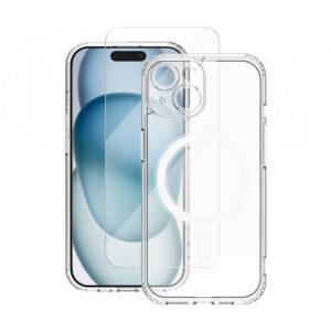 Vmax dėklo ir 2,5D premium stiklo rinkinys, skirtas Apple iPhone 16 Plus 6,7"
