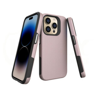 Vmax trikampio formos dėklas Apple iPhone 14 Pro 6,1" rožinio aukso spalvos - Image 3