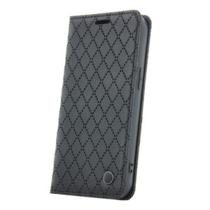 „Smart Caro“ dėklas, skirtas Xiaomi Redmi 14C 4G / 14C 5G / Redmi A4 / POCO C75, juodas