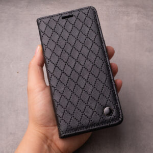 „Smart Caro“ dėklas, skirtas Xiaomi Redmi 14C 4G / 14C 5G / Redmi A4 / POCO C75, juodas - Image 9