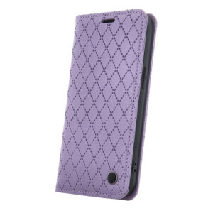 „Smart Caro“ dėklas, skirtas Xiaomi Redmi 15C 4G EU / 15C 5G EU (173.16 x 81.06 x 8.2 mm) violetinis