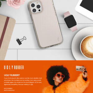 Ugly Rubber Vogue dėklas Apple iPhone 15 Plus 6,7" skaidrus - Image 13