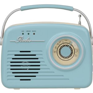 Setty „Bluetooth“ garsiakalbis su radijo imtuvu Retro P350, mėlynas
