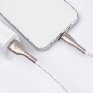 Forever Sleek laidas USB - USB-C 1,0 m 3A baltas - Image 8