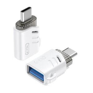 XO adapteris NB256B OTG USB - USB-C baltas