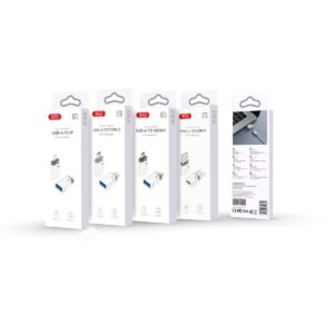 XO adapteris NB256B OTG USB - USB-C baltas - Image 2