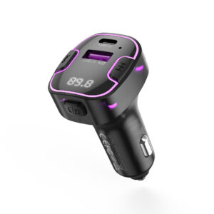 XO FM siųstuvas BCC12 Bluetooth MP3 automobilinis įkroviklis 3,1A juodas - Image 2
