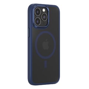 Comma case Joy Elegant Mag, skirtas Apple iPhone 15 Plus, mėlynas