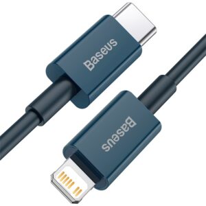 Baseus laidas Superior PD USB-C – Lightning 2,0m mėlynas 20W - Image 2