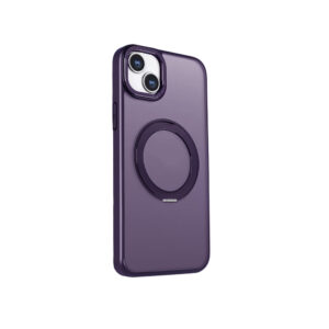 „Mag Ring“ besisukantis dėklas, skirtas „Apple iPhone 12 / 12 Pro“ 6,1" violetinis