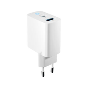 Forever TC-06-20AC PD QC įkroviklis 1x USB-C 1x USB 20W baltas - Image 4