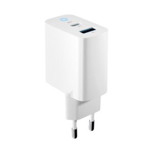 Forever TC-06-33AC GaN PD QC įkroviklis 1x USB-C 1x USB 33W baltas - Image 4