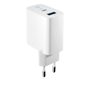 Forever TC-06-65AC GaN PD QC įkroviklis 1x USB-C 1x USB 65W baltas - Image 4