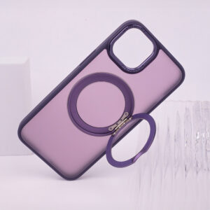 „Mag Ring“ besisukantis dėklas, skirtas „Apple iPhone 12 / 12 Pro“ 6,1" violetinis - Image 6