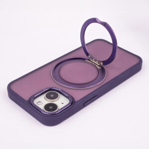 „Mag Ring“ besisukantis dėklas, skirtas „Apple iPhone 12 / 12 Pro“ 6,1" violetinis - Image 7