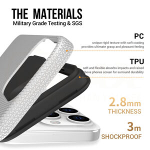 Vmax trikampio formos dėklas Samsung Galaxy A35 5G sidabrinis - Image 6
